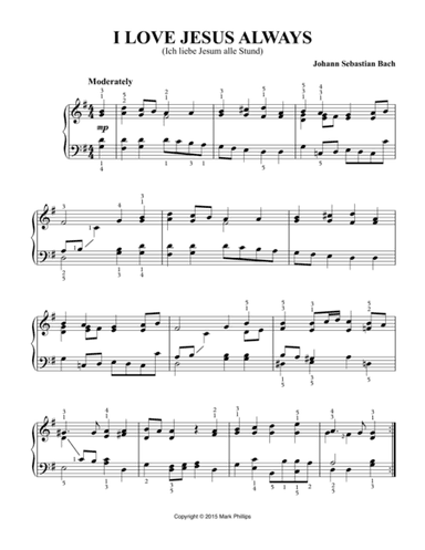 I Love Jesus Always (Ich liebe Jesum alle Stund) (arr. Mark Phillips)