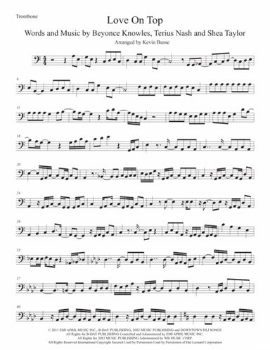 Love On Top (arr. Kevin Busse)