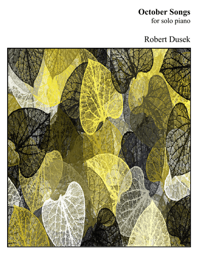 October Songs for solo piano