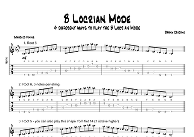 B Locrian Mode (4 Ways to Play)