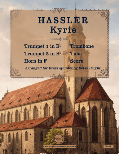 Kyrie from Missa secunda (arr. Betsy Bright)