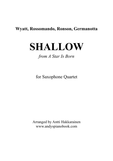 Shallow (arr. Antti Hakkarainen)