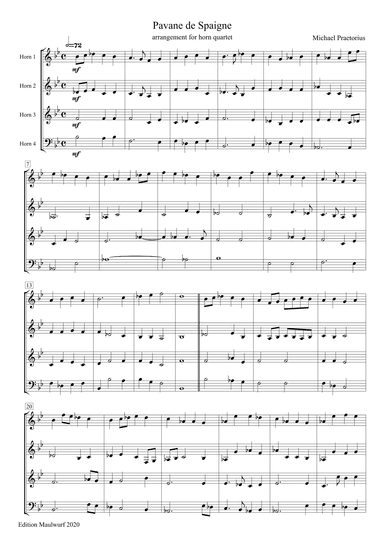 Pavane (arr. Edition Maulwurf)
