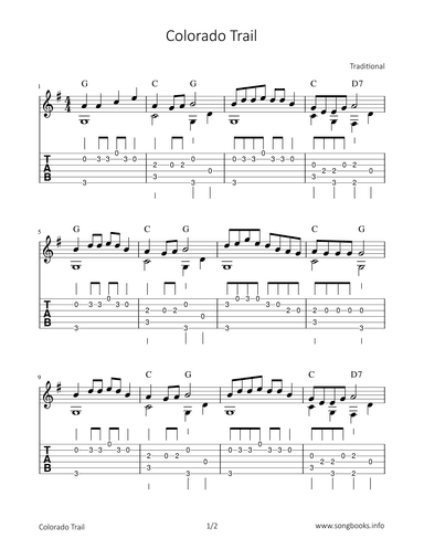 Colorado Trail (arr. Bettina Schipp)