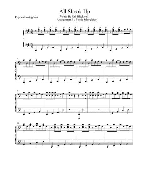 All Shook Up (arr. Bernie Schweickart)