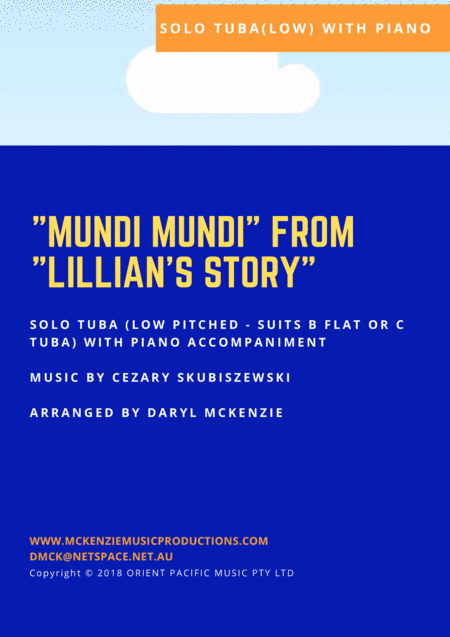 Mundi Mundi (arr. Daryl McKenzie)
