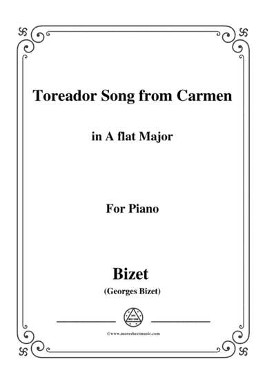 Bizet-Toreador Song from Carmen,for piano (arr. MSM)