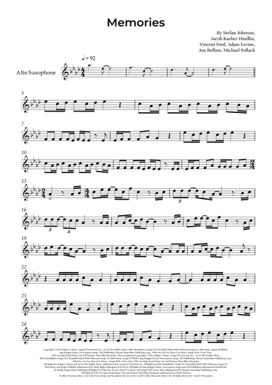 Memories (arr. Alliance Edition)