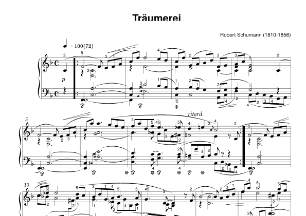 Schumann- Träumerei (Kinderszenen, Op. 15 No. 7) (arr. Harry Sebastian)