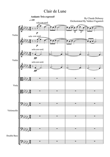 Clair de Lune (arr. Valdeci Faganioli)