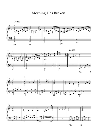 Morning Has Broken (arr. Lubos Zeman)