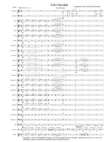 Feliz Navidad (arr. Paul Hemmer)