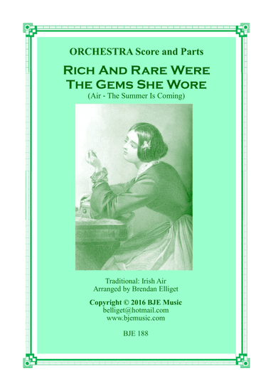 Rich And Rare Were The Gems She Wore Air - The Summer Is Coming [C] with Vocal - Full Orchestra (arr. Brendan James Elliget MAGA 537)