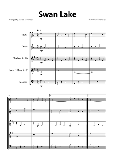 Swan Lake (arr. Glauco Fernandes)