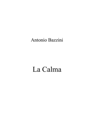 La Calma (arr. Nick Lacanski)