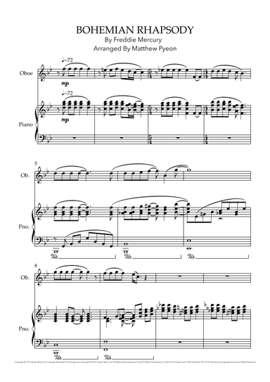 Bohemian Rhapsody (arr. Matthew pyeon)