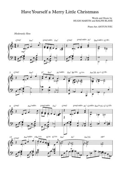 Have Yourself A Merry Little Christmas  from MEET ME IN ST. LOUIS (arr. Antun Ivic)