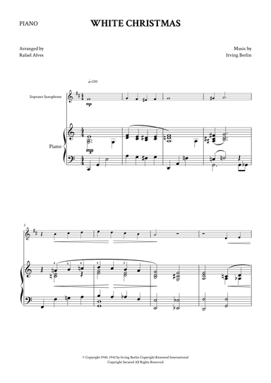 White Christmas (arr. Rafael Alves)