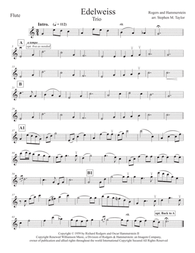 Edelweiss (arr. Stephen M. Taylor)