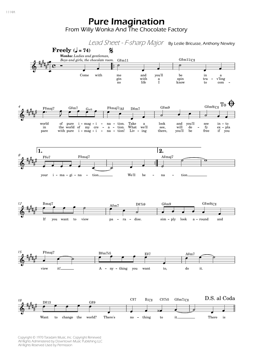 Pure Imagination (arr. César Madeira)