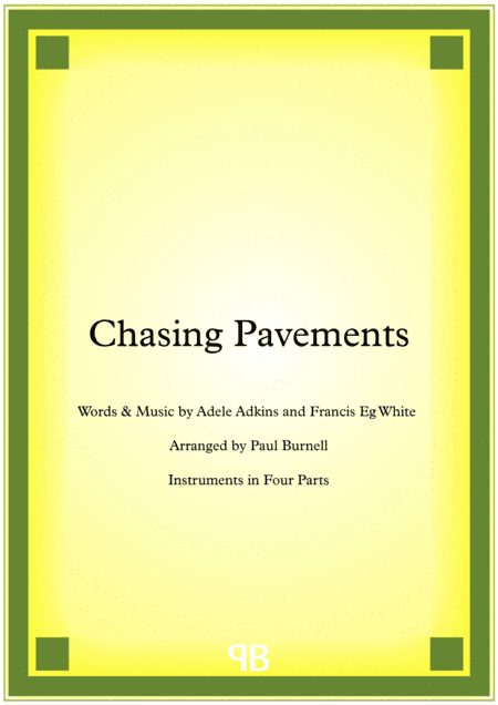 Chasing Pavements (arr. Paul Burnell)