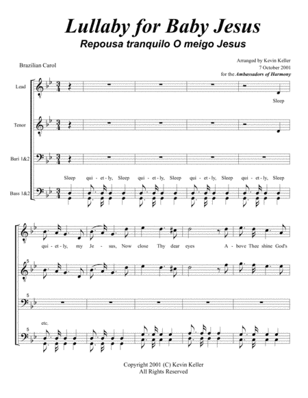 Lullaby for Baby Jesus (arr. Kevin Keller)