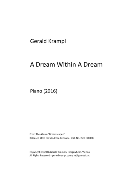 A Dream Within A Dream