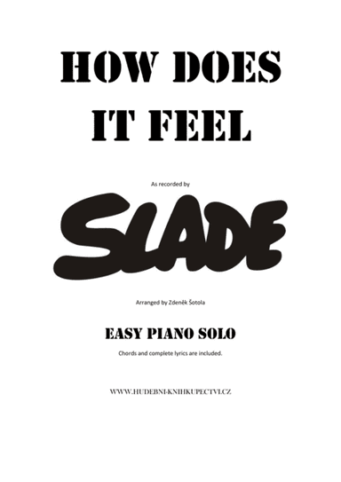 How Does It Feel (arr. Zdeněk Šotola)