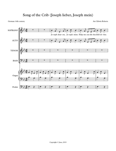 Song of the Crib (arr. Edwin Roberts)