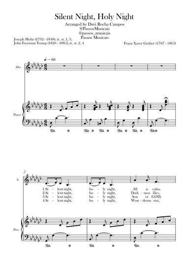 Silent Night, Holy Night (arr. Davi Rocha Campos)