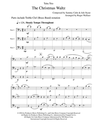 The Christmas Waltz (arr. Roger Wallace)