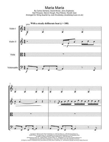 Maria Maria (arr. Julie Doubleday)