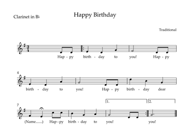 Happy Birthday (arr. Wesley S. SIlva)