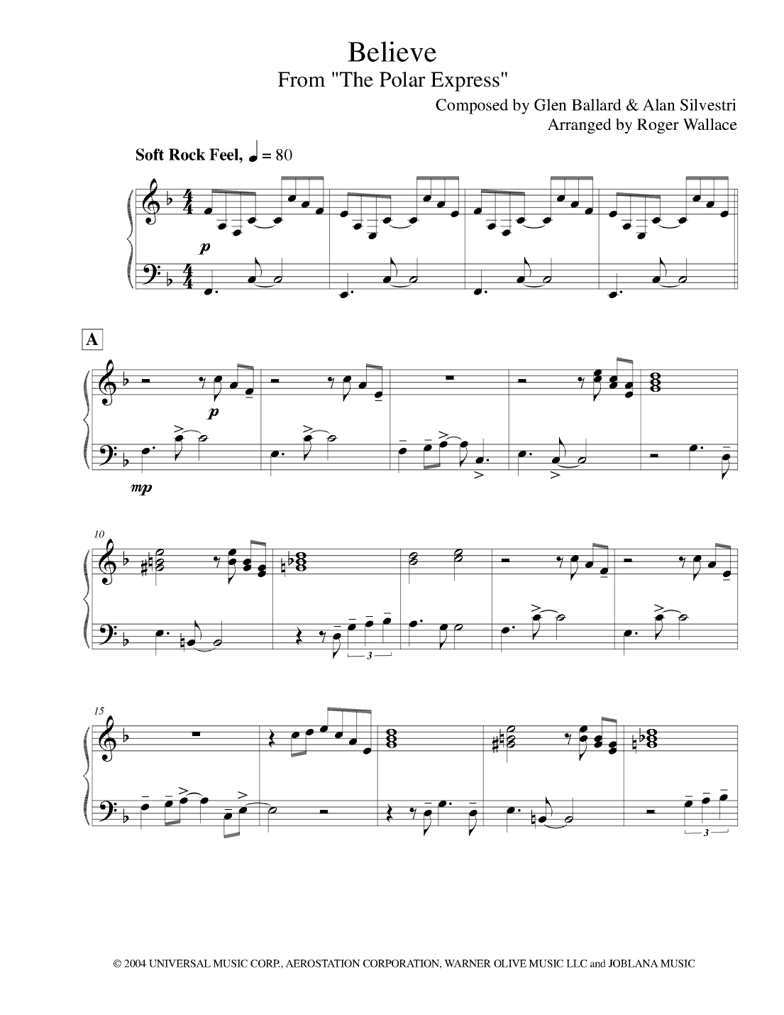 The Polar Express (arr. Roger Wallace)