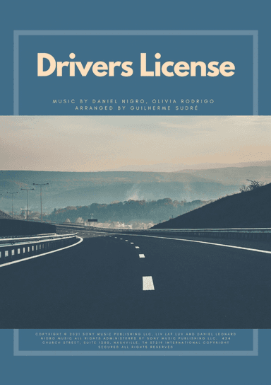 Drivers License (arr. Guilherme Sudre)