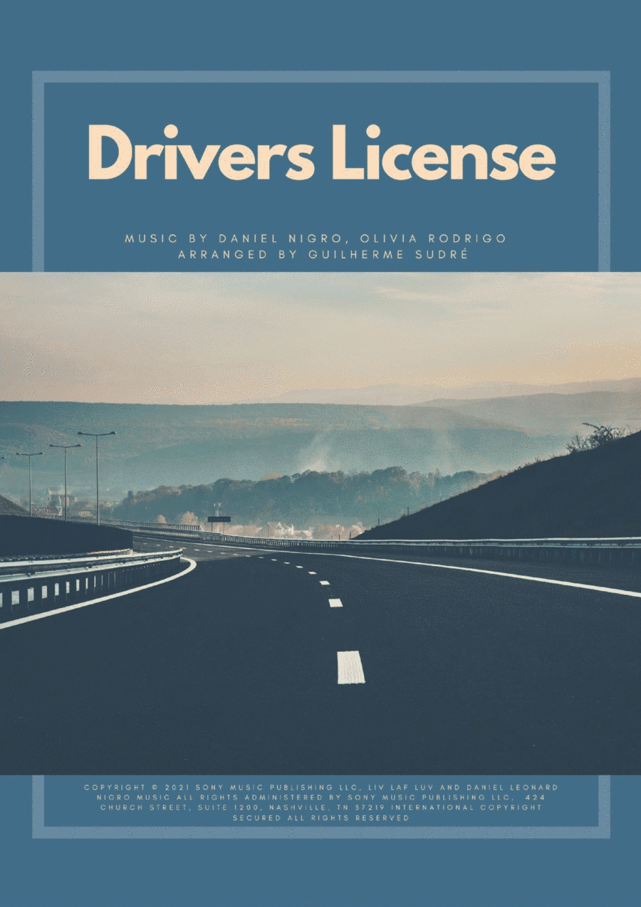 Drivers License (arr. Guilherme Sudre)