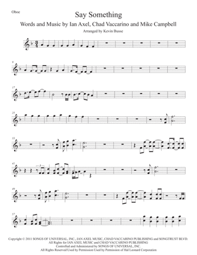 Say Something (arr. Kevin Busse)
