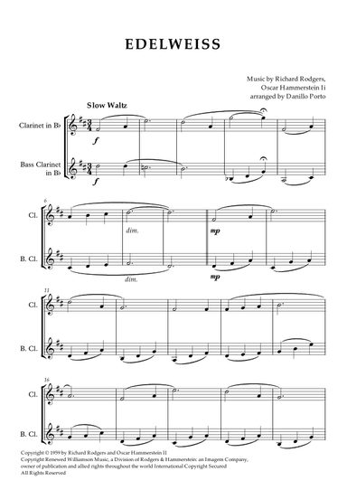Edelweiss (arr. Danillo Porto)