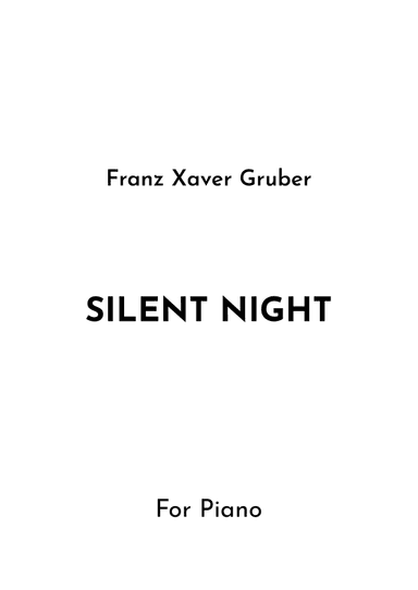 Silent Night (arr. Jireh J.)