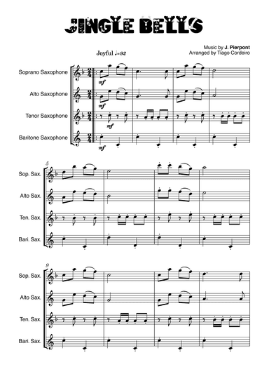 Jingle Bells (arr. Tiago Cordeiro)