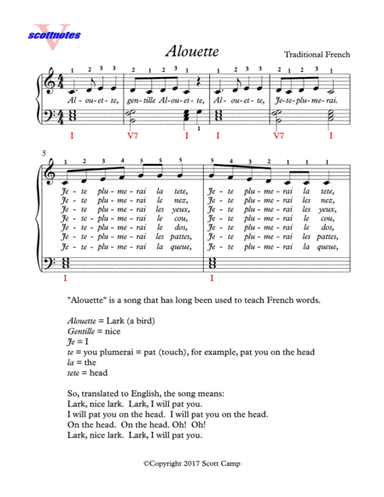 Alouette (arr. Scott Camp)