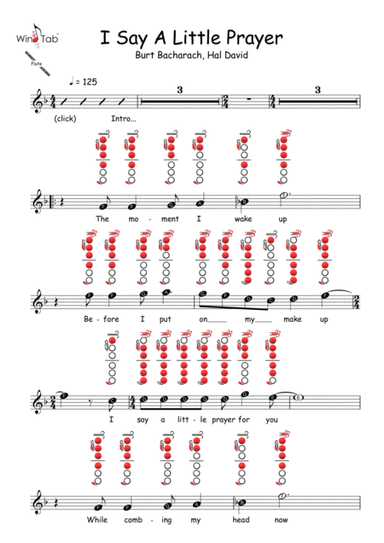 I Say A Little Prayer (arr. WindTab)