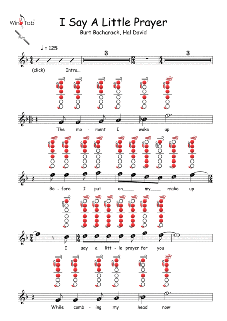 I Say A Little Prayer (arr. WindTab)