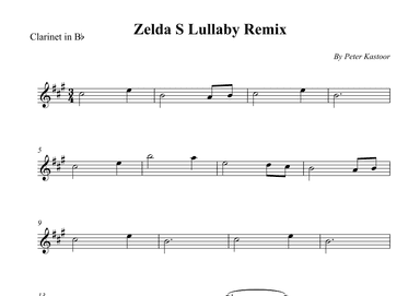 Zelda S Lullaby Remix (arr. Wesley S. SIlva)