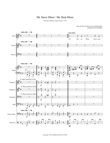 Snow Miser (arr. David Maddux)