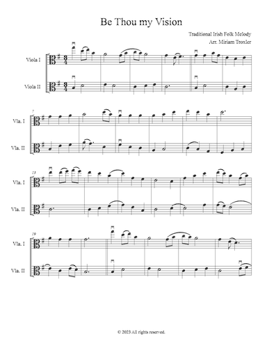 Be Thou my Vision (arr. Miriam Troxler)