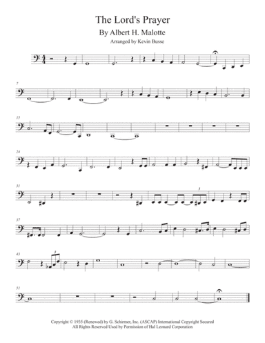 The Lord's Prayer (arr. Kevin Busse)