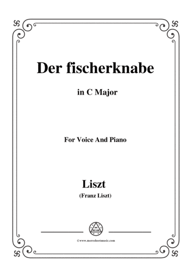 Liszt-Der fischerknabe in C Major,for Voice and Piano (arr. MSM)