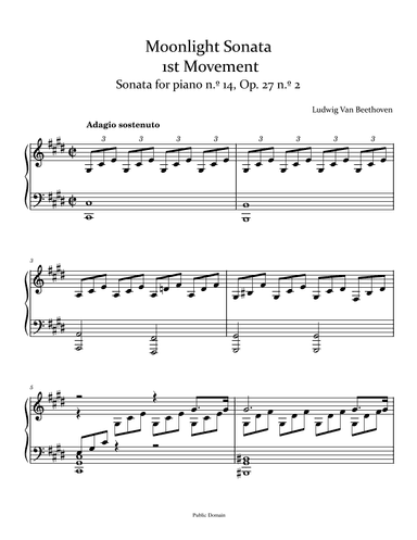 Moonlight Sonata - 1st movement - Beethoven (arr. Ygor Nunes)