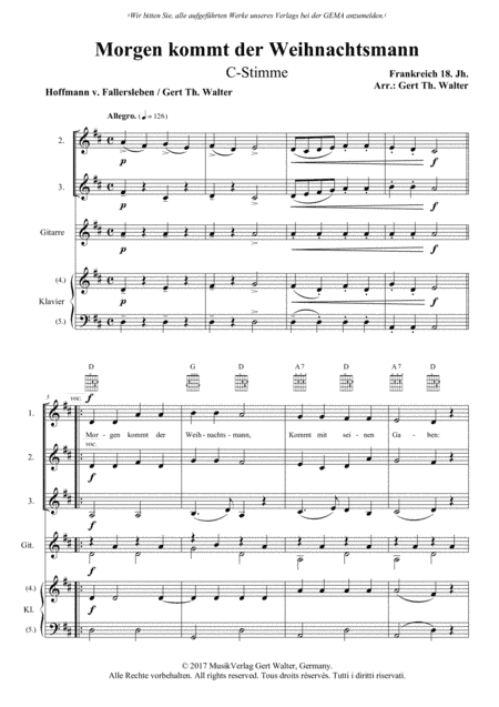 Twinkle, Twinkle, Little Star (arr. Gert Th. Walter)